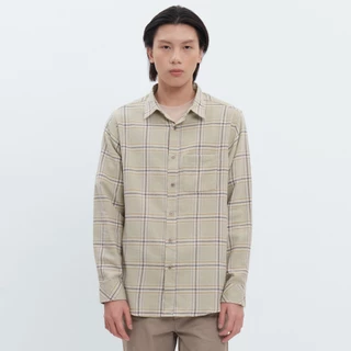 M231 Kemeja Pria Flannel Panjang Hijau 0299