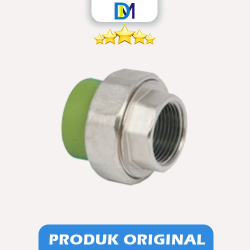 Jual Female Thread Union Lesso Pipa Air PPR Sok Drat 1/2
