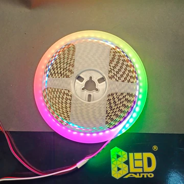 Bledauto Grosir 5m Lampu Led Strip WS2812 RGB DMX 7.5mm