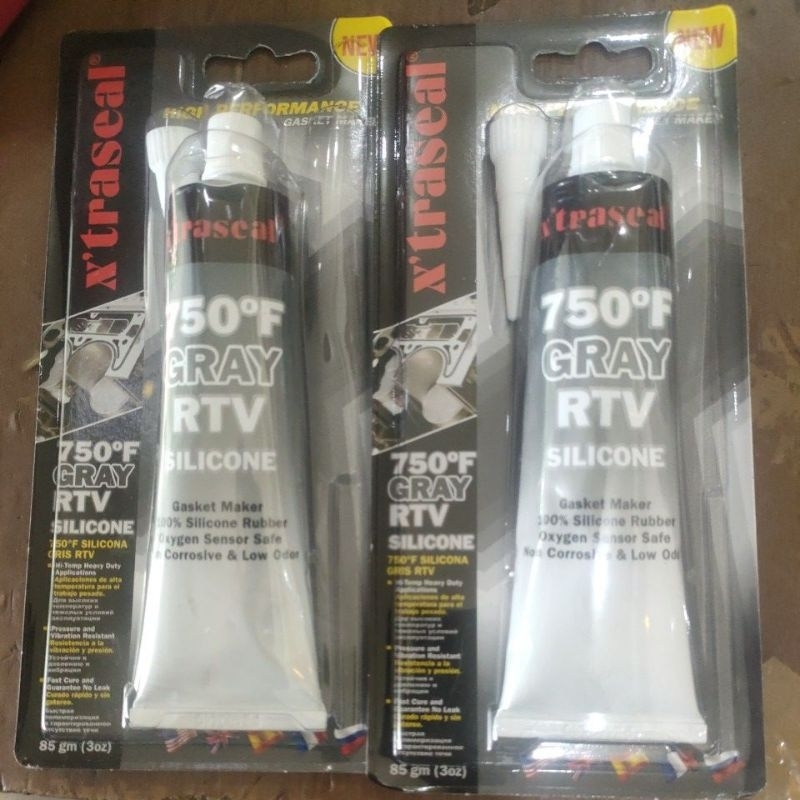 Jual Lem gasket/Lem Silicon RTV/Lem silicon abu/750F gray | Shopee ...
