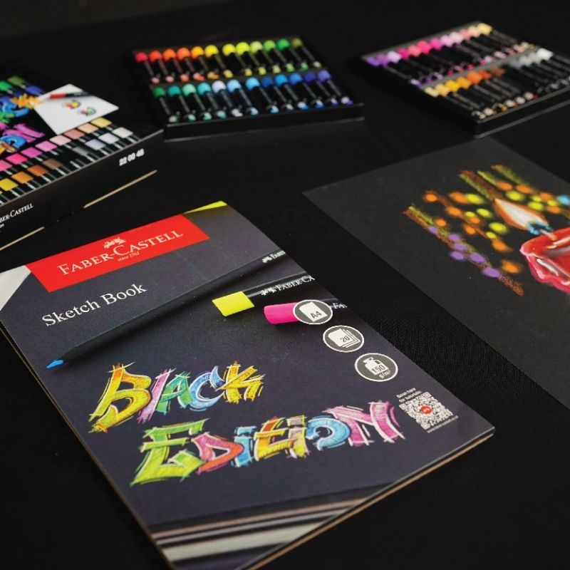Jual Faber-Castell Buku Gambar Black Edition Sketch Book Shopee