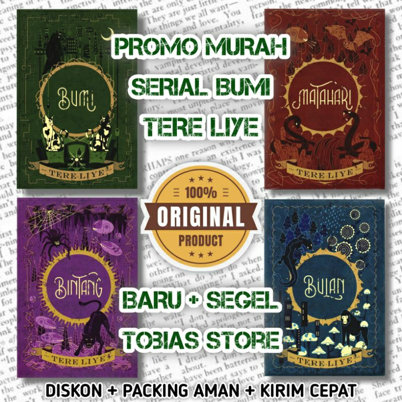 Jual NOVEL SERIAL BUMI TERE LIYE ORI SEGEL - PROMO MURAH NEW SERI ...