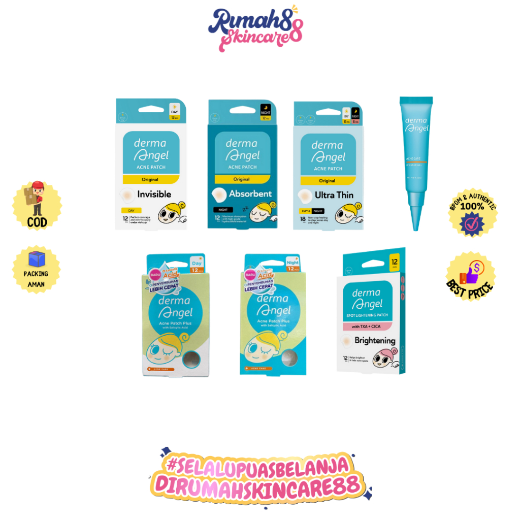 Jual RSC 88 - DERMA ANGEL Acne Patch DAY NIGHT MIX / Salicylic Acid ...