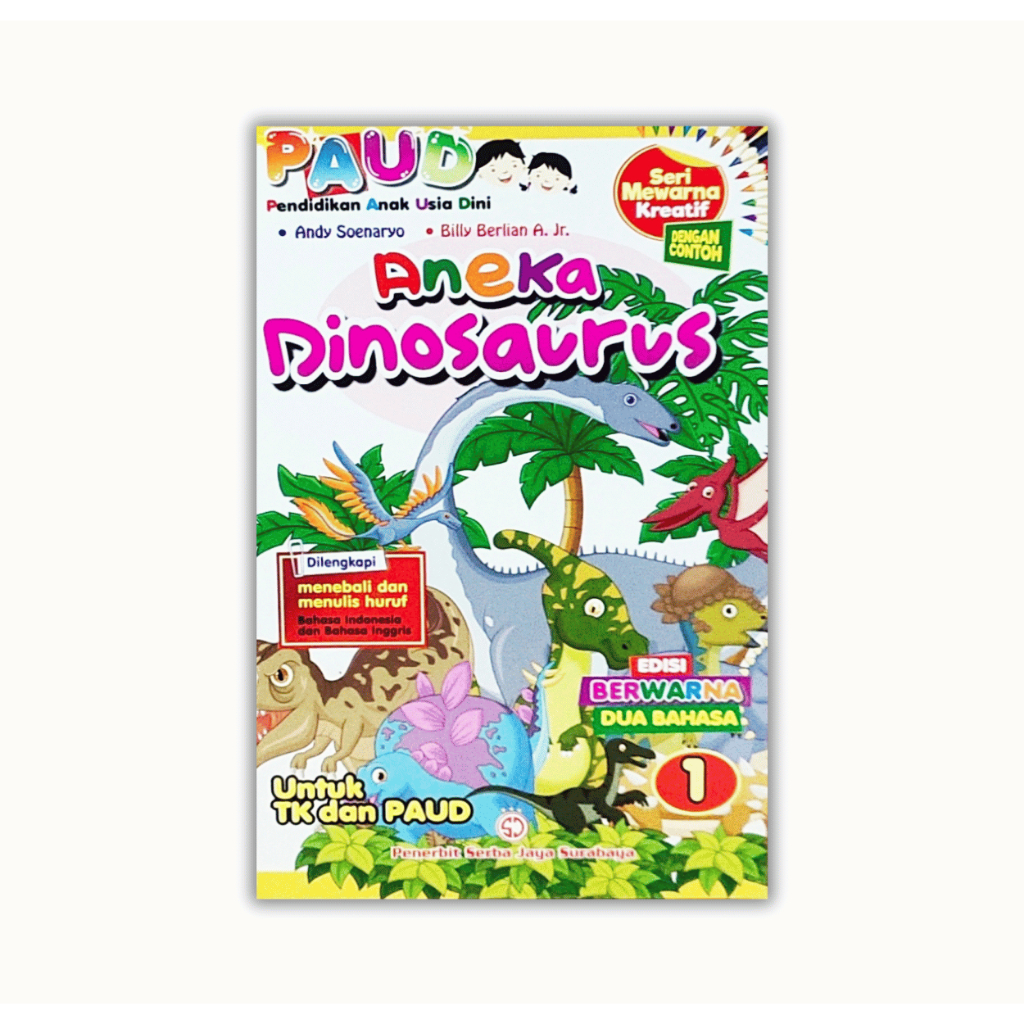 Jual Buku Anak Paud Kreatif Mewarnai Aneka Dinosaurus Jilid 1 Full ...