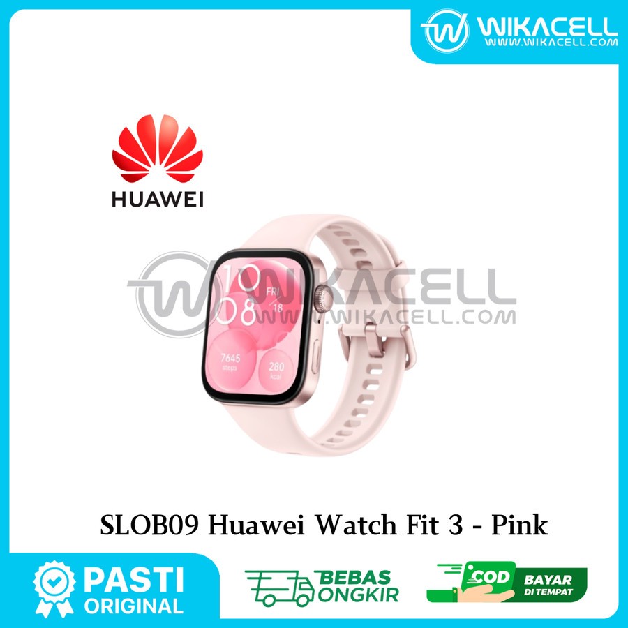 SLOB09 Huawei Watch Fit Black/Pink - Main Image