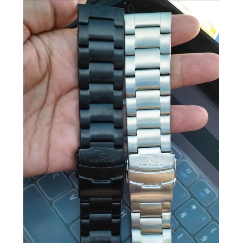 Jual Rantai Untuk Jam Tangan Ripcurl Buckle double lock Ukuran 24mm ...