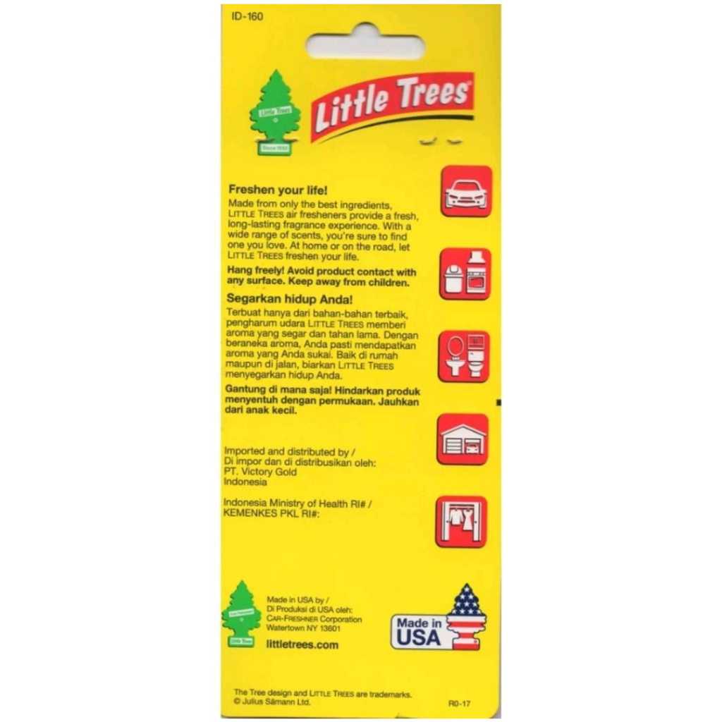 Jual parfum little trees vanilla aroma kuning original | Shopee Indonesia