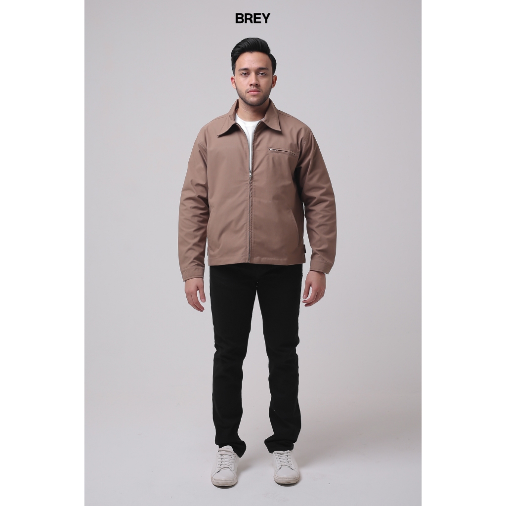 Jual BREY Jaket Pria Work Jacket Casual | Shopee Indonesia