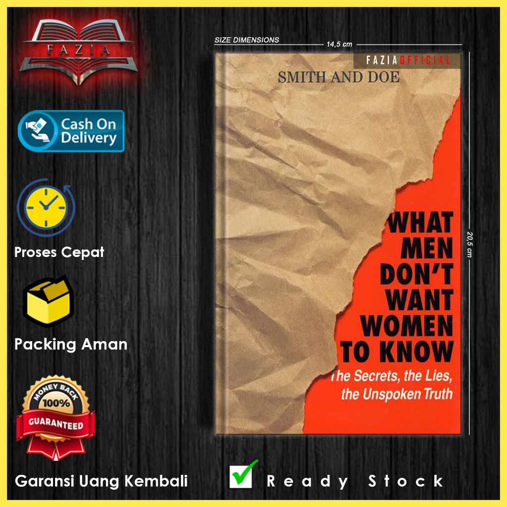 Jual What Men Don't Want Women To Know by Smith & Doe Staff | Shopee ...