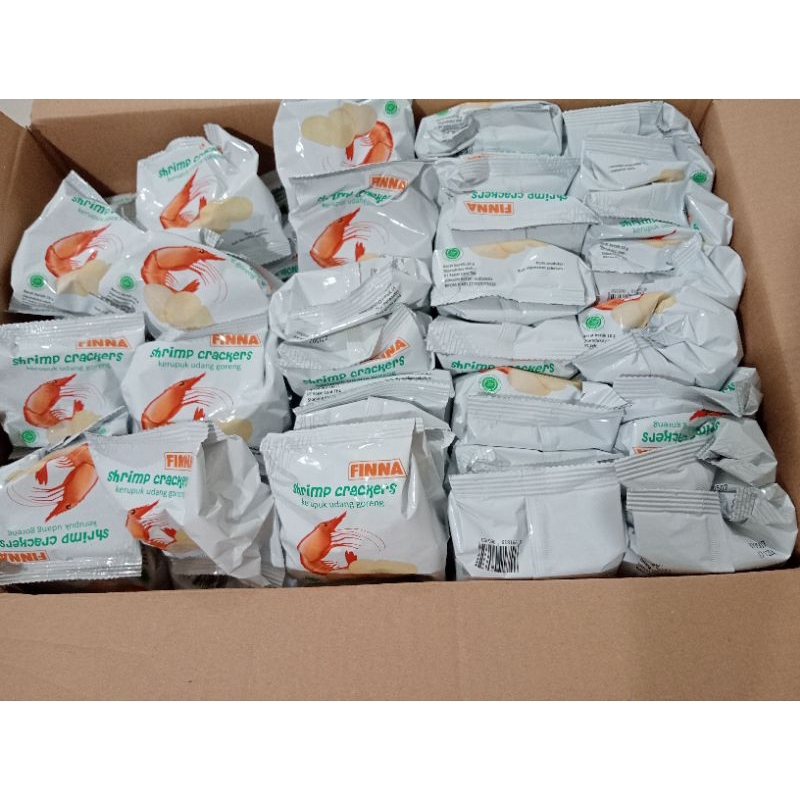 Jual Kerupuk Finna Udang / Bawang shrimp / garlic crackers krupuk udang ...