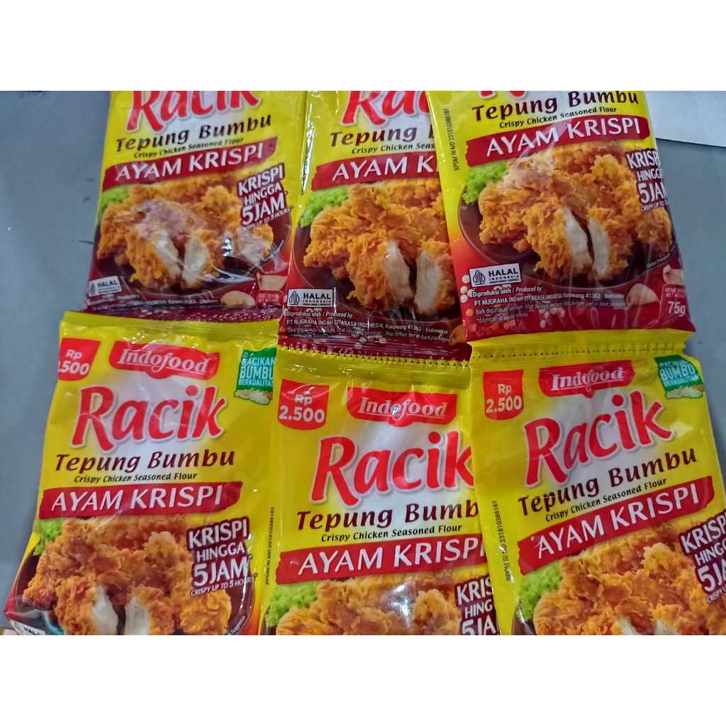 Jual Tepung Bumbu Racik Ayam Krispi 3x75gr | Shopee Indonesia