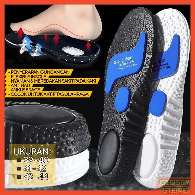 Jual Insole Sepatu Alas Kaki Sepatu Olahraga Terapi Kesehatan Tebal ...