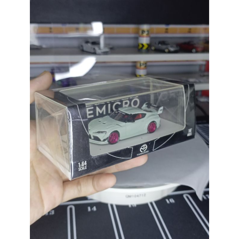 Jual TIME MICRO TOYOTA GR SUPRA LBWK LIBERTY WALK WHITE PEARL, PINK RIM ...