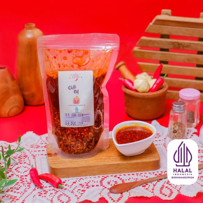 Jual BrontusID - KIRAMI Chili Oil Halal 500 gram - Original Kirami ...