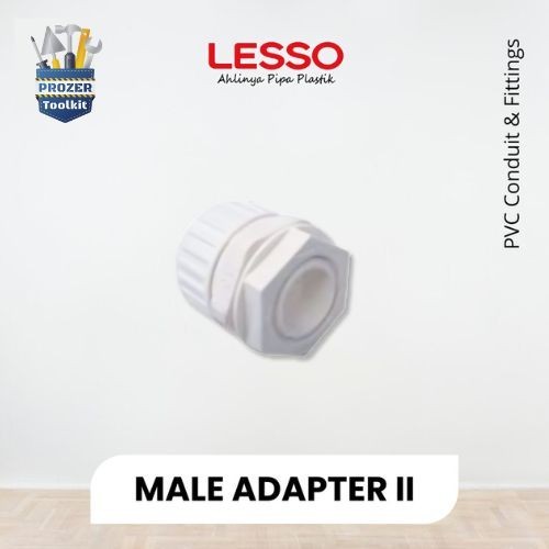 Jual Male Adapter Lesso PVC Conduit | Shopee Indonesia