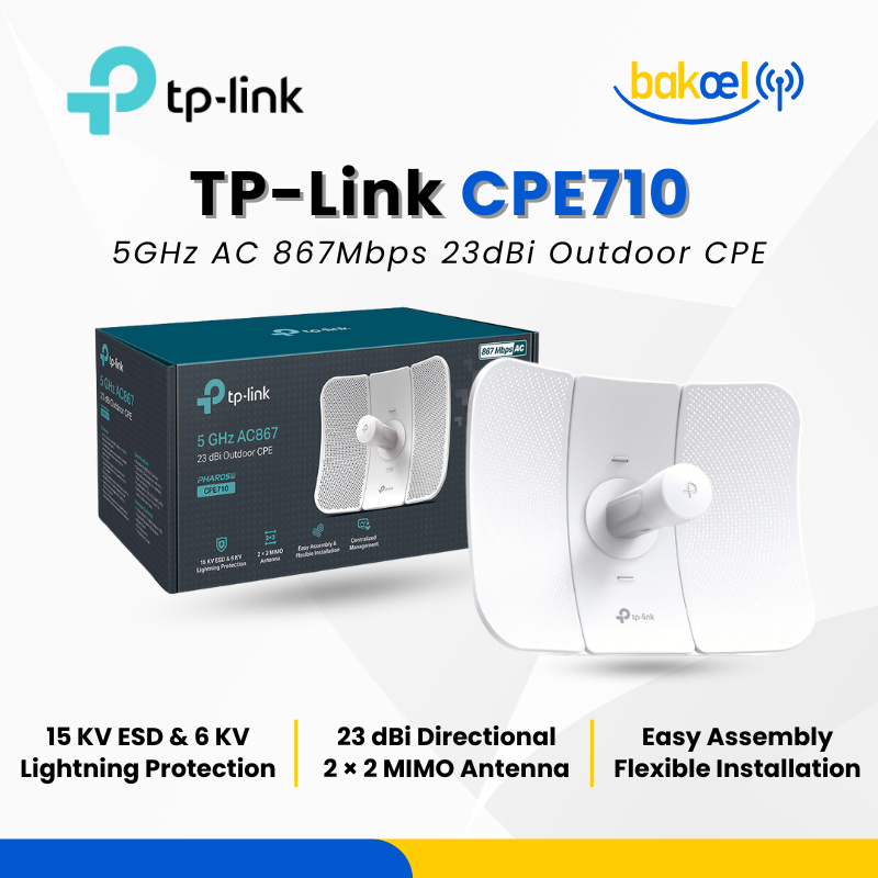 Jual TP-Link CPE710 5GHz AC 867Mbps 23dBi Outdoor CPE | Shopee Indonesia