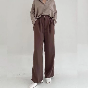 Celana Kulot Anti Kusut Loose Pants Trouser Celana Kerja