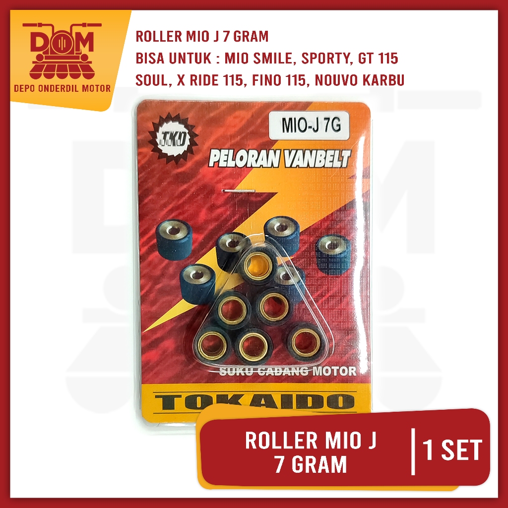 Jual Roller MIO J 7 gram (TOKAIDO) Peloran Vanbelt Batu Timbangan ...