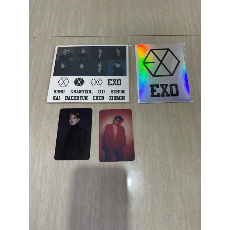 Jual Exo Member Sticker, Hologram Sticker, Chen Kai Photocard Official ...
