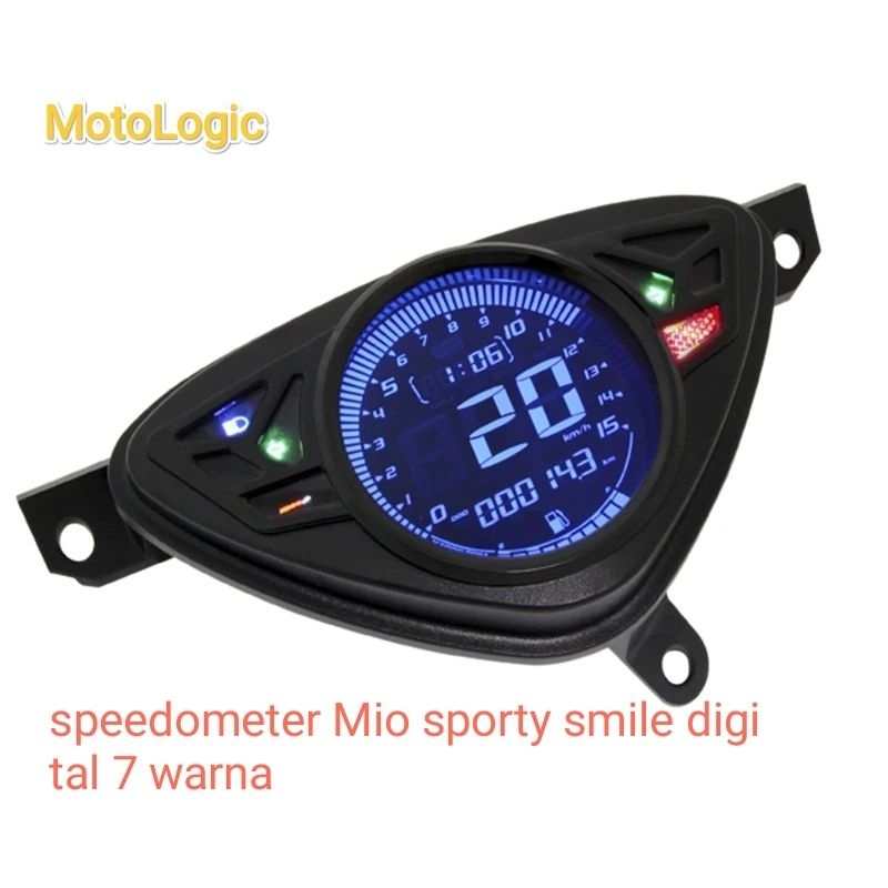 Jual Speedometer Mio sport smile digital 7 warna | Shopee Indonesia