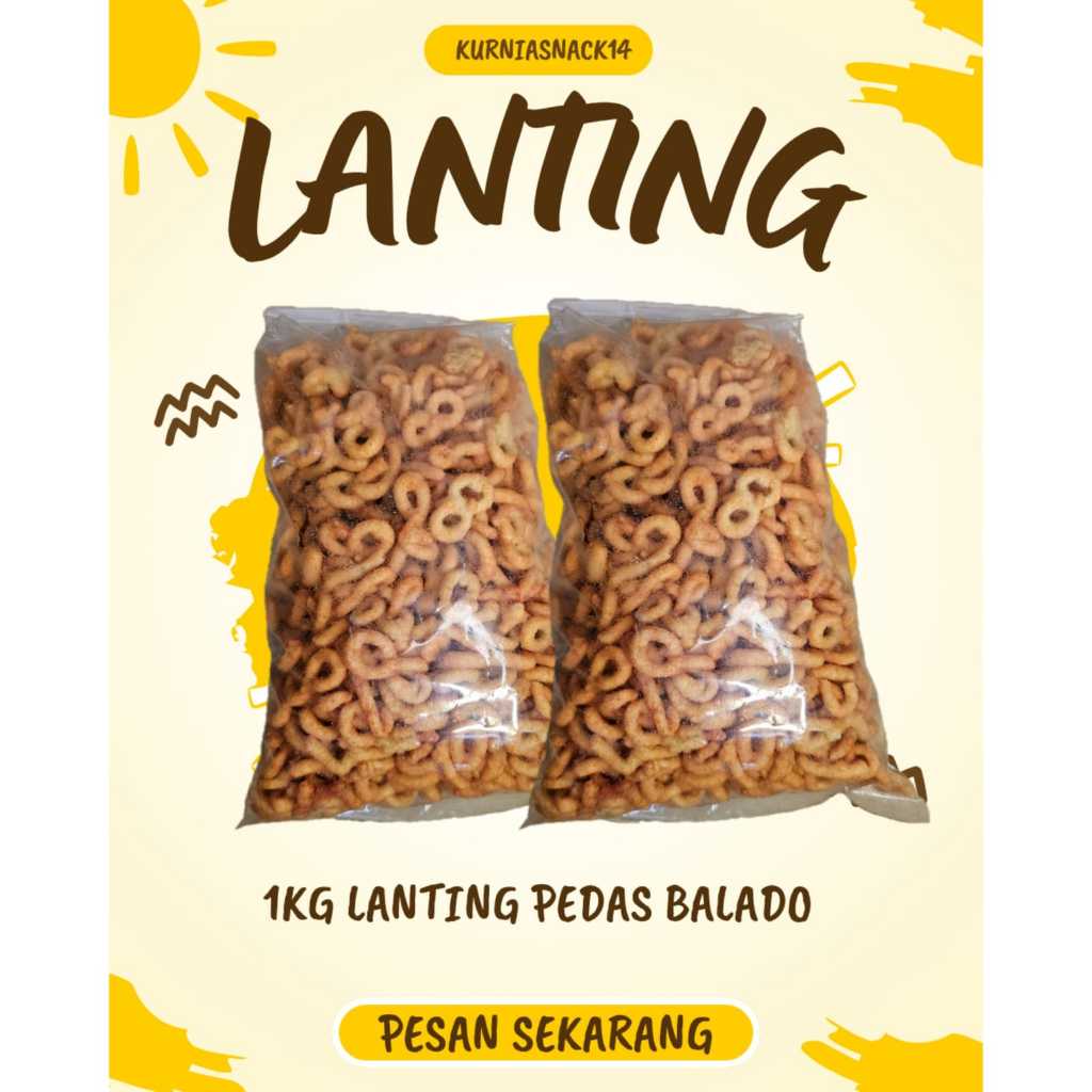 Jual 1KG LANTING SINGKONG ANEKA RASA BISA MIX 2 RASA (ORI JETIS/ORI ...