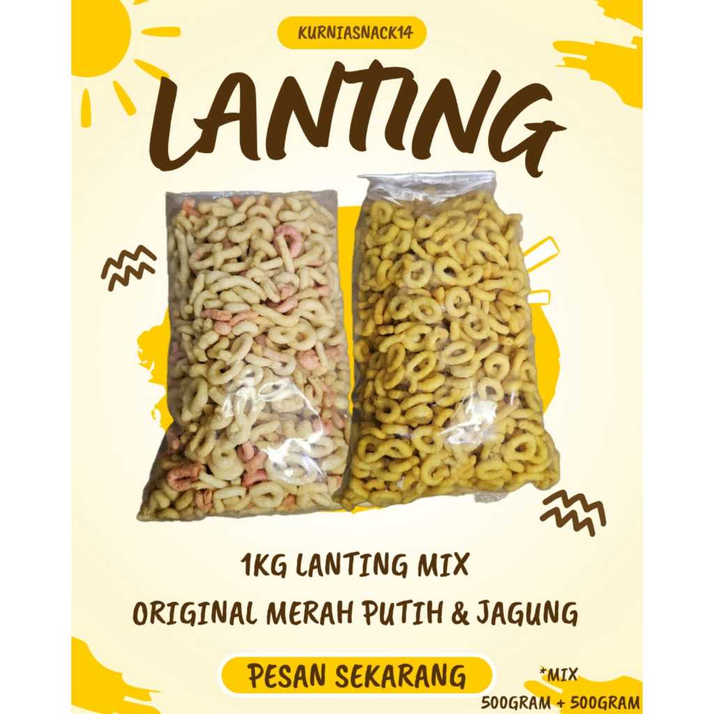 Jual 1KG LANTING SINGKONG ANEKA RASA BISA MIX 2 RASA (ORI JETIS/ORI ...
