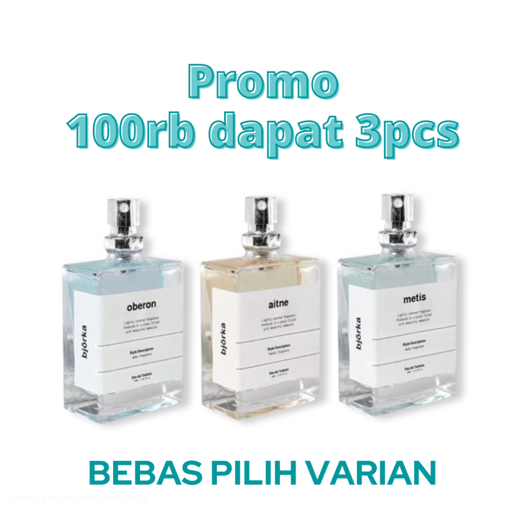 Jual Bjorka Parfum Official Pria Wanita Unisex Premium Original Edp Bpom Aegir Eris Matt