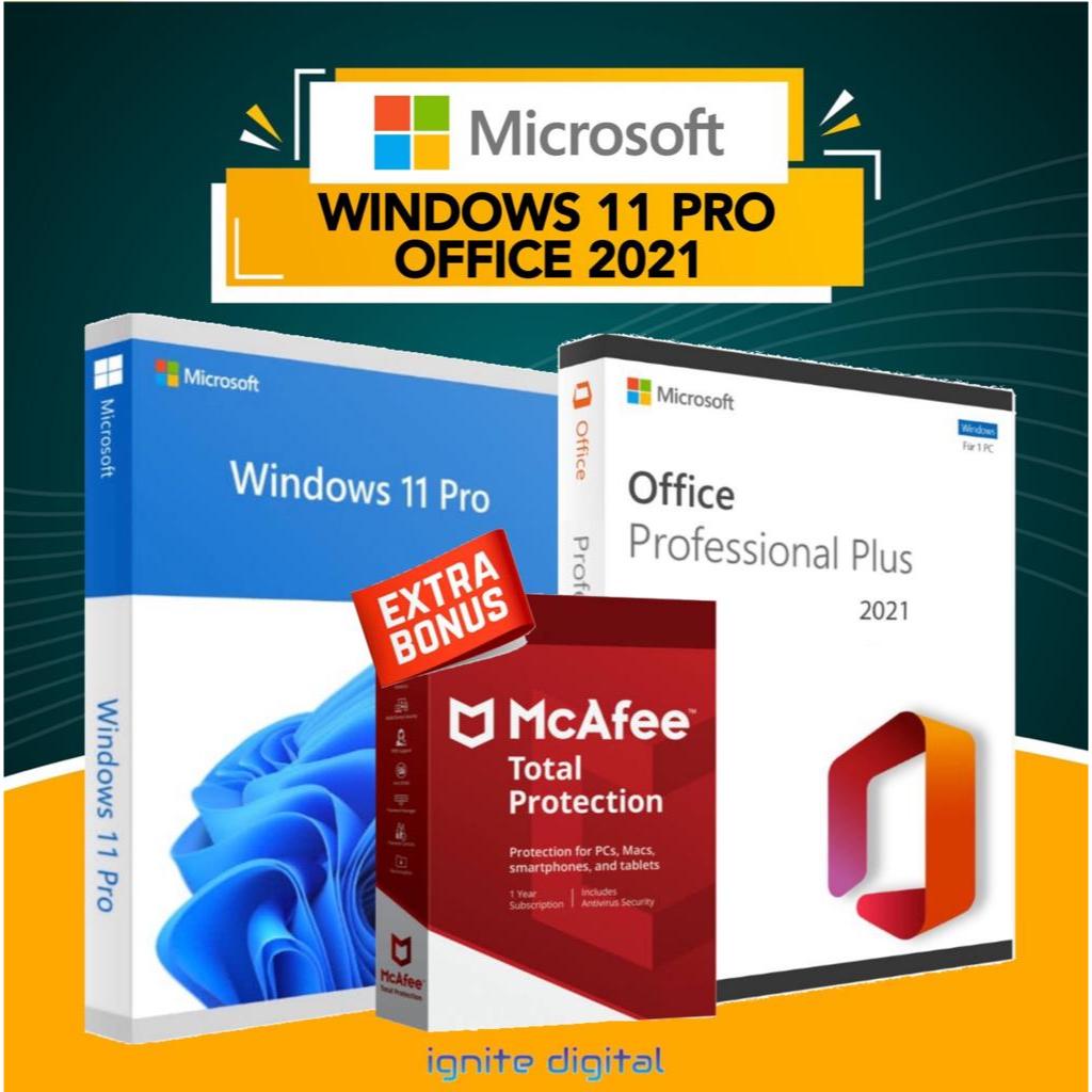Jual OFFICE 2021 / 2019 / 2016 / 365 PROFESSIONAL PLUS - WINDOWS 11 ...