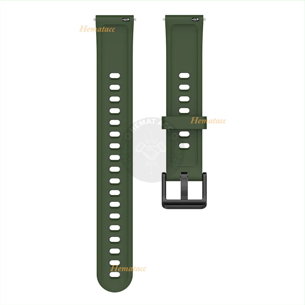 Cinturino In Silicone Sostitutivo Per Realme Band 2, 18 Mm, Quick Release, Colori Vivaci - 6
