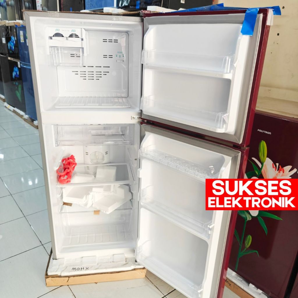 Jual KULKAS POLYTRON PRB-219 /LEMARI ES 2 PINTU PRB 219 210L 210 LITER ...
