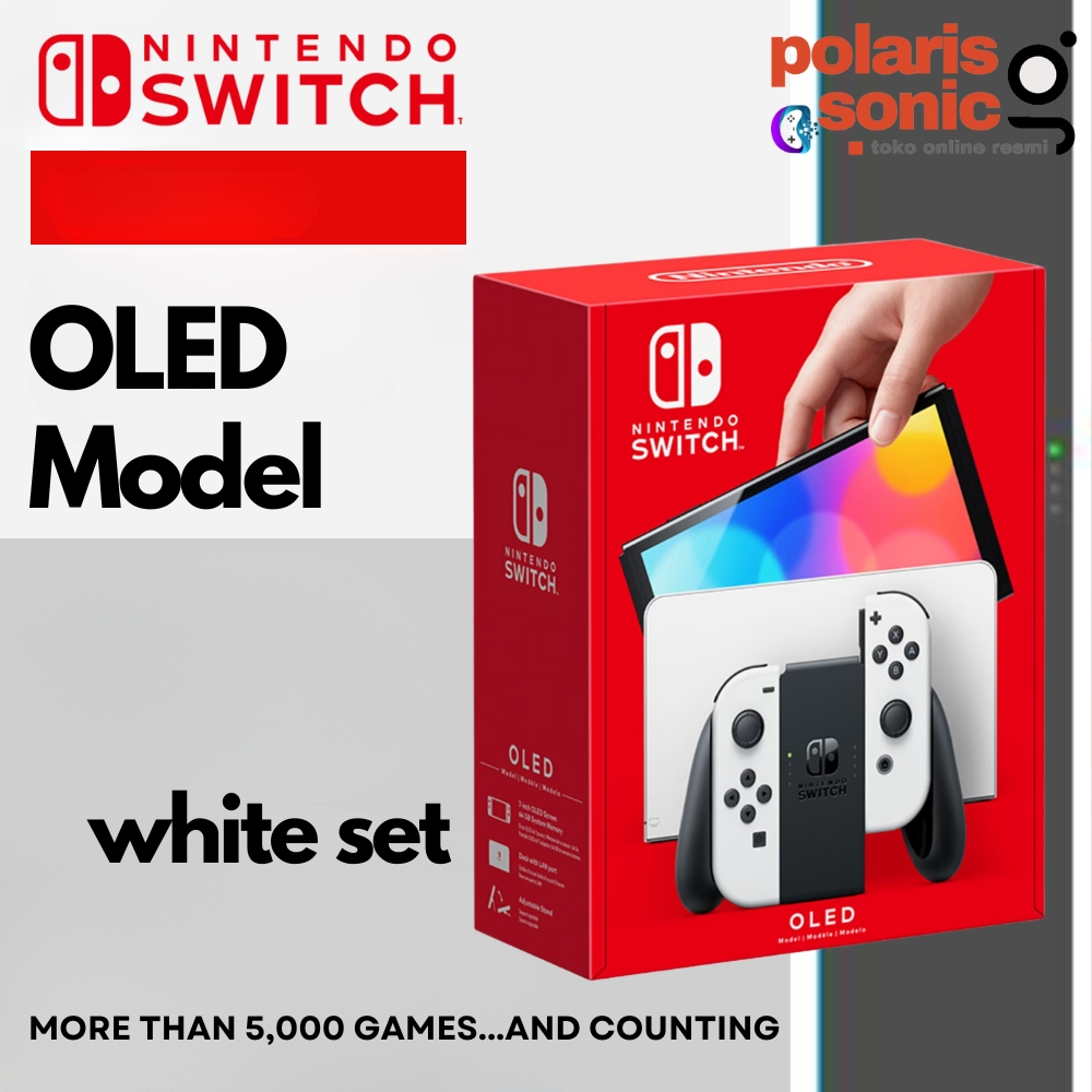 Jual Nintendo Switch OLED White Putih Console Garansi | Shopee Indonesia