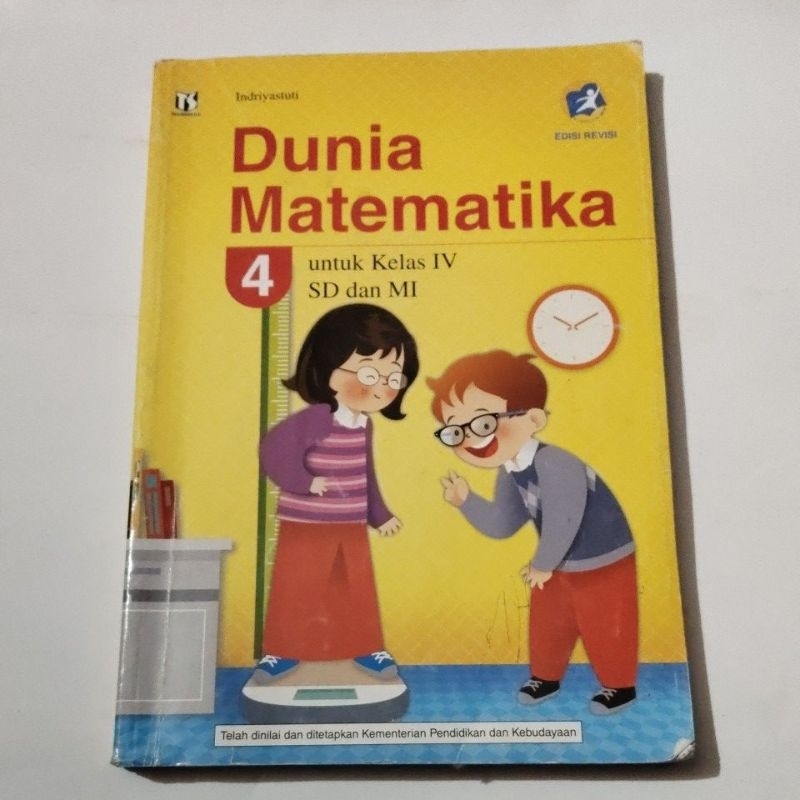 Jual Buku Ori Dunia Matematika Kelas 4 Sd Penerbit Tiga Serangkai Shopee Indonesia 1277