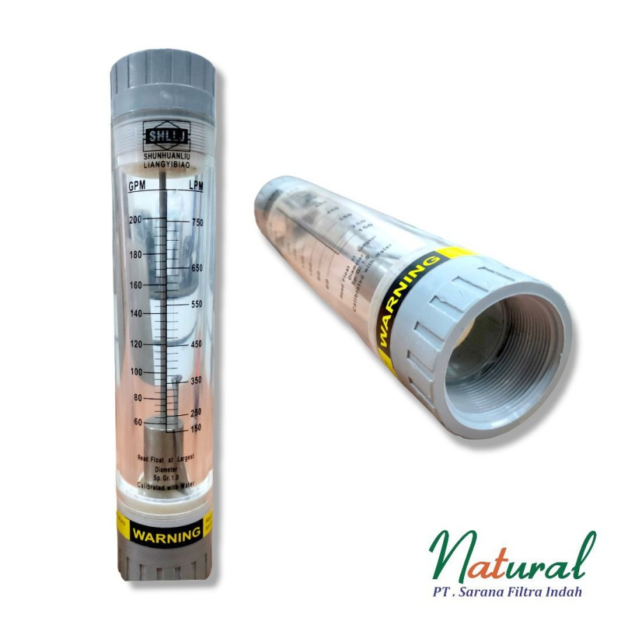Jual Flow Meter / Rotameter 60 - 200 GPM, In Dan Out 2 Inch Model Pipa ...