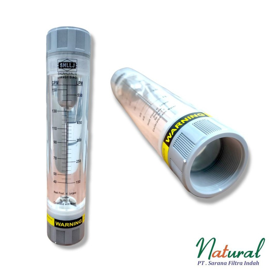 Jual Flow Meter / Rotameter 50 - 150 GPM, In Dan Out 2 Inch Model Pipa ...