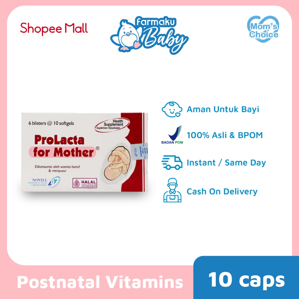 Jual Prolacta for Mother Strip 10 Capsule | Shopee Indonesia