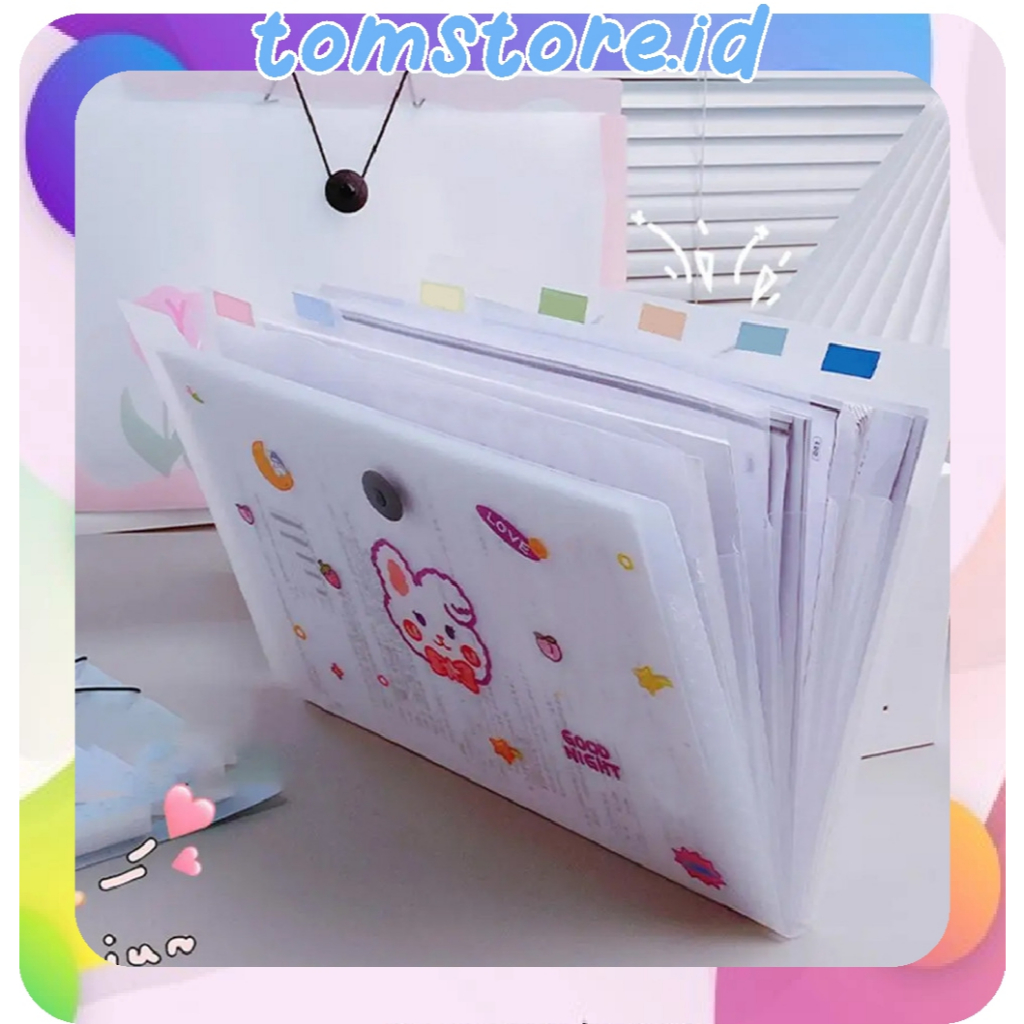Jual TOMSTORE.ID Map File A4 / Map Karakter 8 Pocket 12 Pocket ...