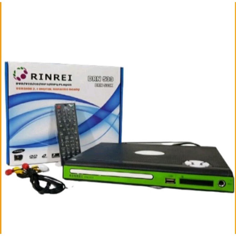 Jual DVD VCD CD MP3 MP4 RINREI DRN533K Mini Karaoke USB Player i D5B8 ...