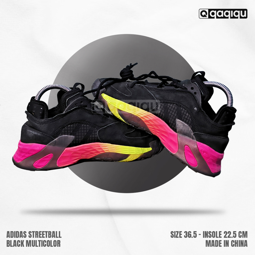 Jual Adidas Streetball Black Multicolor Shopee Indonesia