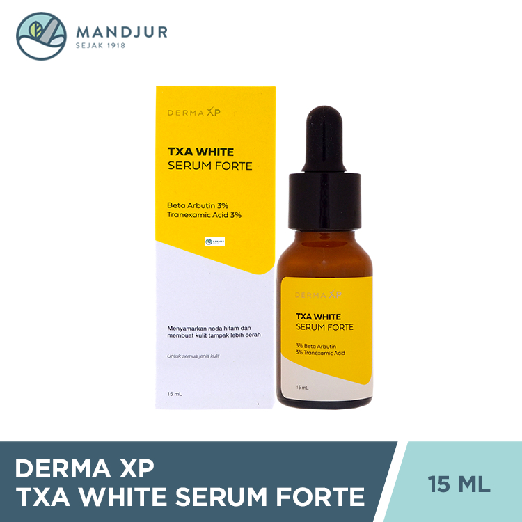 Jual Derma XP TXA White Serum Forte 15 mL - Mencerahkan Kulit Wajah ...