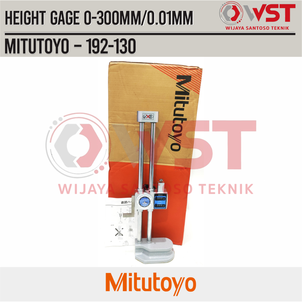 Jual Mitutoyo 192-130 Dial Height Gauge 0-300mm / Height Gage 300mm ...