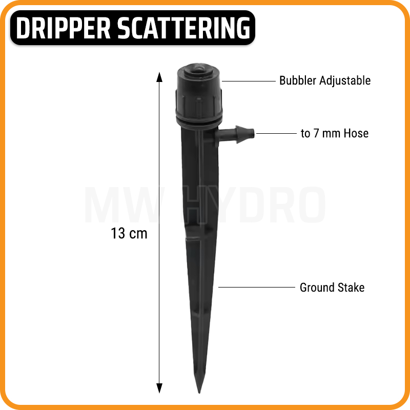 Jual Stick Dripper Adjustable Flow Scattering 360° - Hidroponik Irigasi ...
