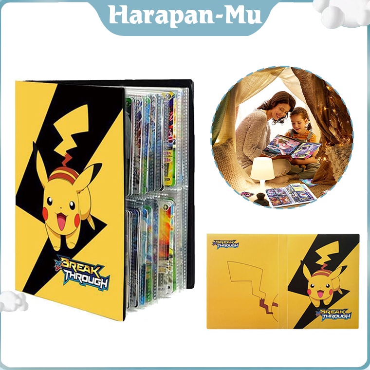 Jual KODE E7K6 24 Pcs Kartu Pokemon Map Album 4 Slot Penyimpanan ...