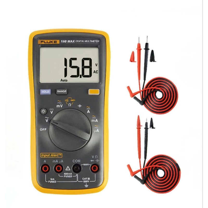 Jual Multitester Digital Fluke 15B Max Original / Tester Digital Fluke ...