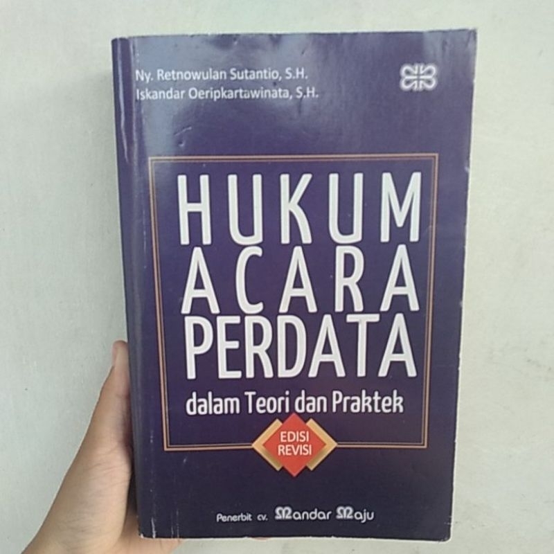 Jual Buku Hukum Acara Perdata Dalam Teori Dan Praktek Edisi Revisi CV ...