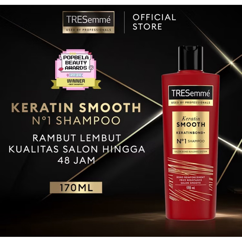 Jual TRESEMME Shampoo PERAWATAN RAMBUT Keratin Smooth Dengan Hydrolyzed ...