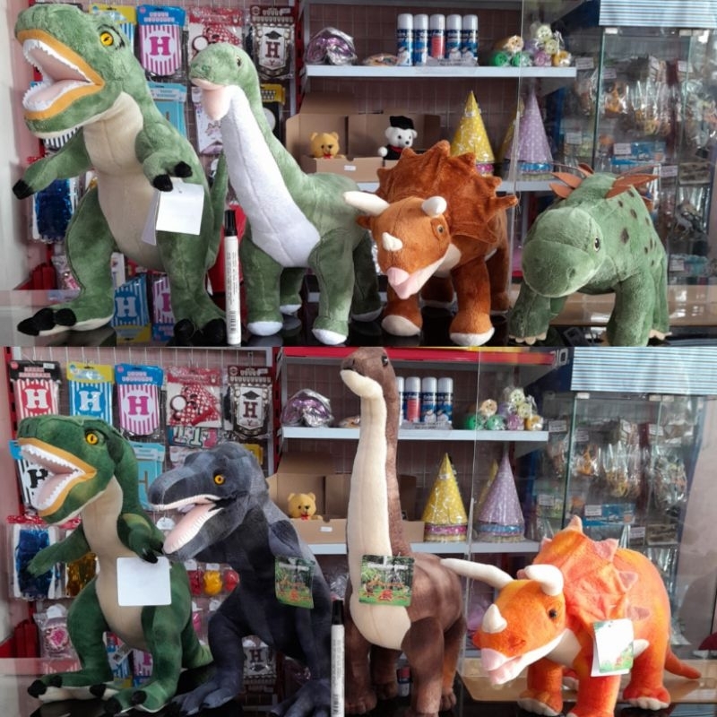 Jual Boneka Dinosaurus Dino Trex Spinosaurus Brontosaurus Triceratops ...