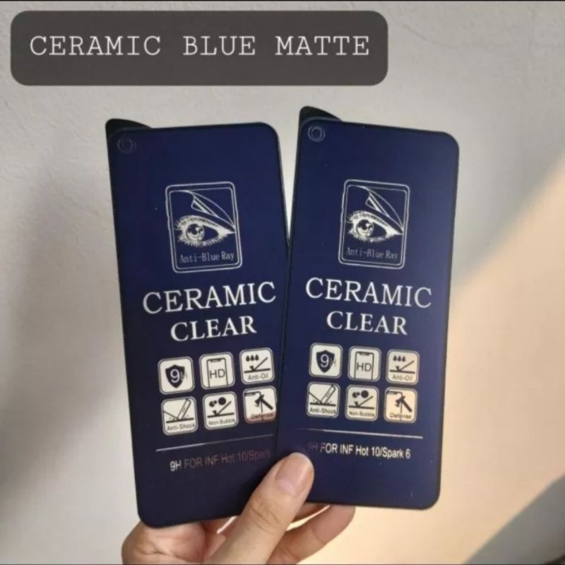 Jual Tempered Glass Blue Matte Keramik All Type Shopee Indonesia