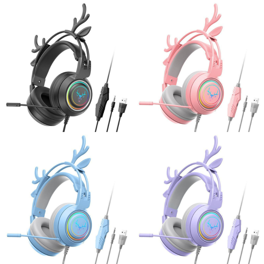 Jual Lucky SY-G25 Headphone Gaming Kabel Earphone Rusa With Microphone ...