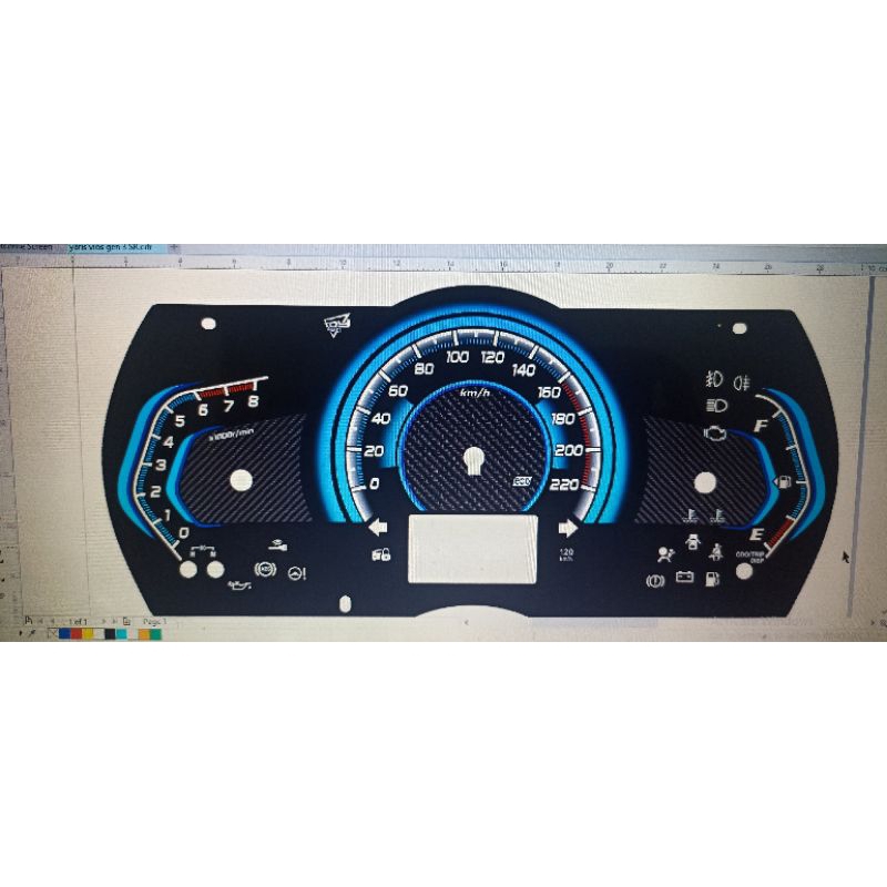 Jual panel speedometer vios yaris gen3 2013 sampai 2018 | Shopee Indonesia