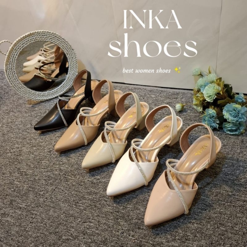 Jual INKA SHOES-CLARA HEELS ,sendal sepatu wanita terbaru ,sensal ...